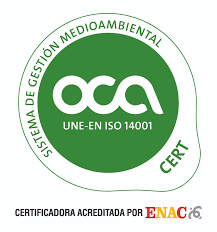 Certificado calidad - OCA 14001