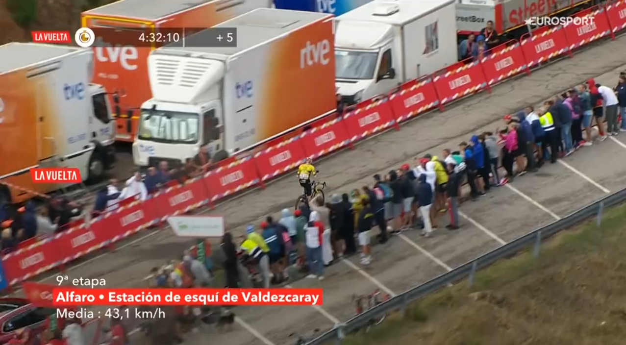 Our mobile units on the La Vuelta Ciclista